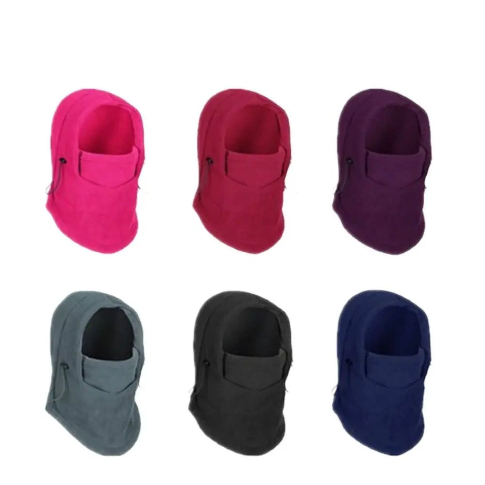 Winter Collar Hat Bonnet Hat Ear Protection Fleece Skullies Outdoor Women Winter Cap Pullover Cap Hooded Hat Beanies Hat - Colouronova