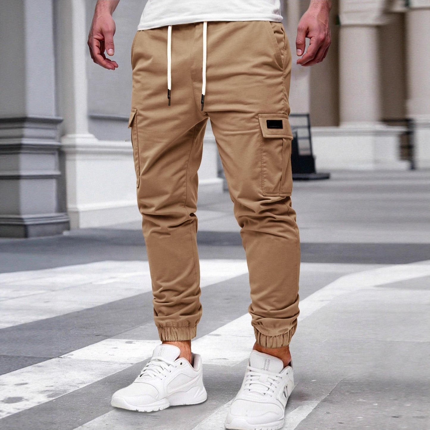 Relaxing multi-pocket work pants Colouronova