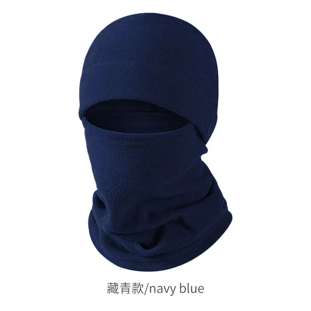 Balaclava Neck Warmer Fleece Ski Mask Bonnet Hat Ear Protection Beanies Hat Winter Face Mask Men Winter Cap Pullover Cap - Colouronova