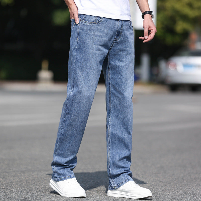 Loose straight men's jeans Colouronova