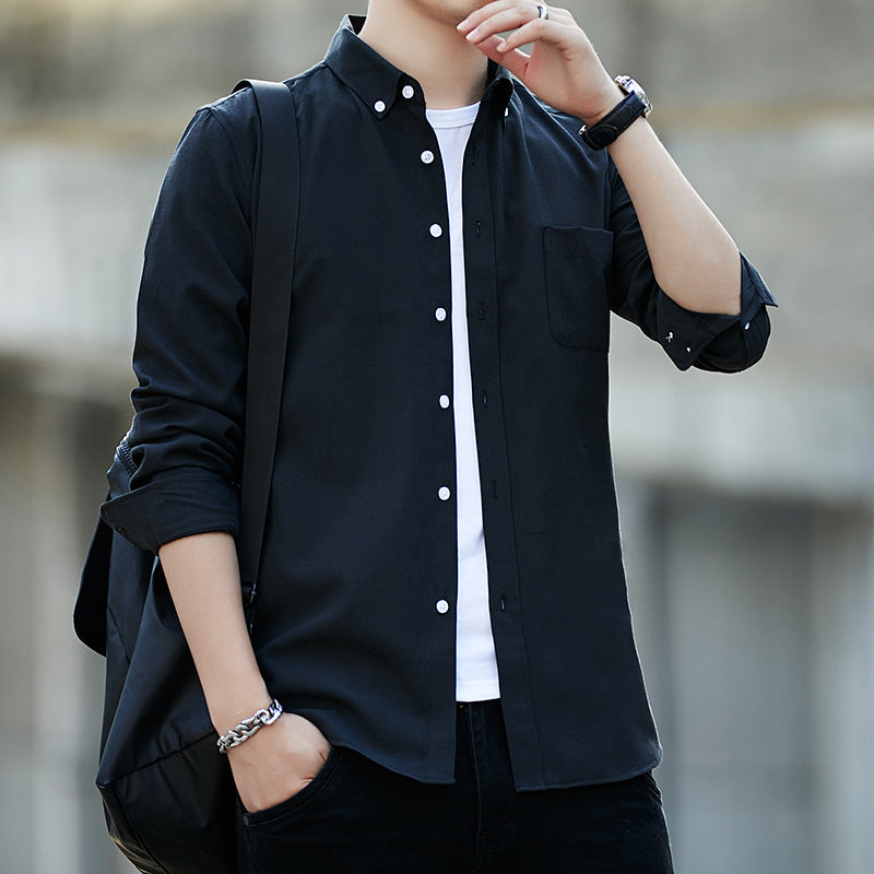 Long-sleeved dress shirt formal attire Colouronova