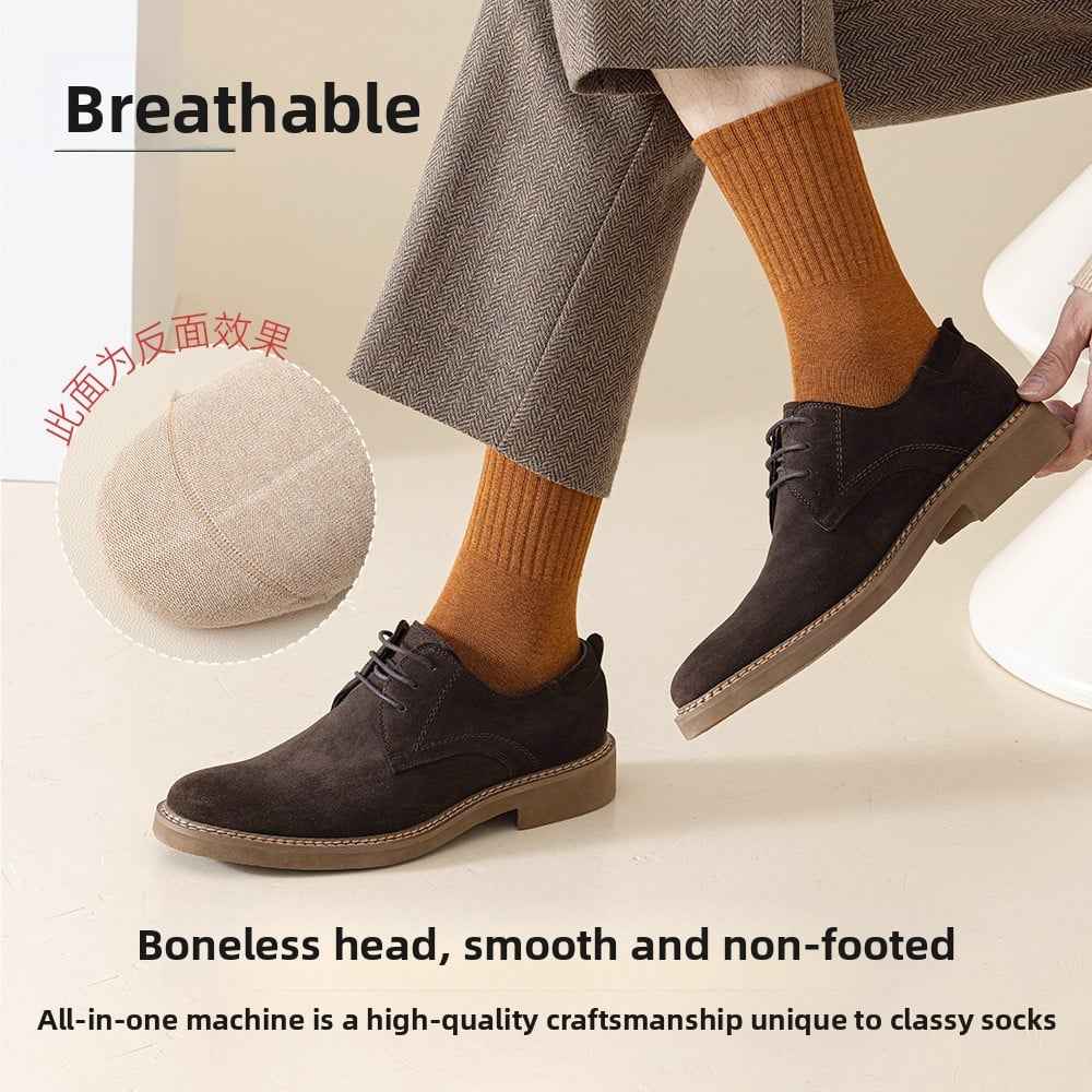 Pure cotton anti-odor and antibacterial socks