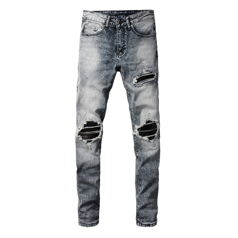 Mens Denim Trousers Colouronova