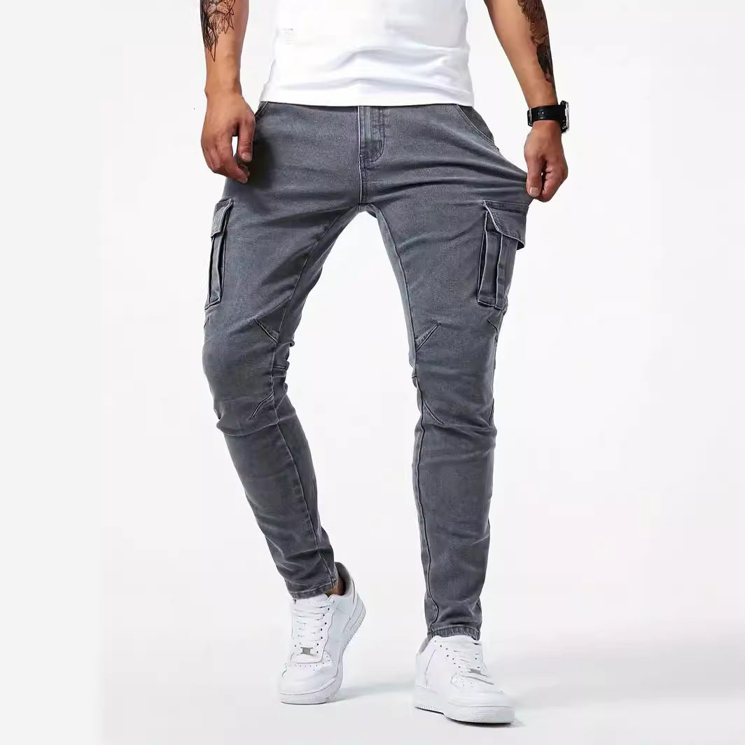 Men's Cotton Cargo Casual Pants Colouronova