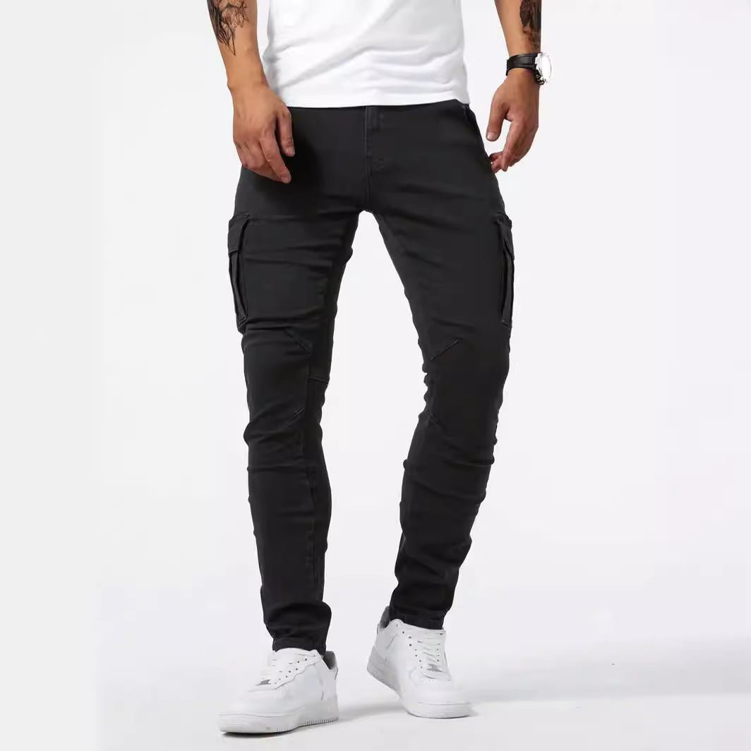Men's Cotton Cargo Casual Pants Colouronova