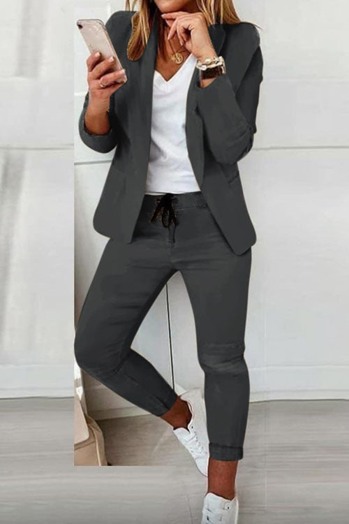 Casual Women Suit Fashion Set Colouronova