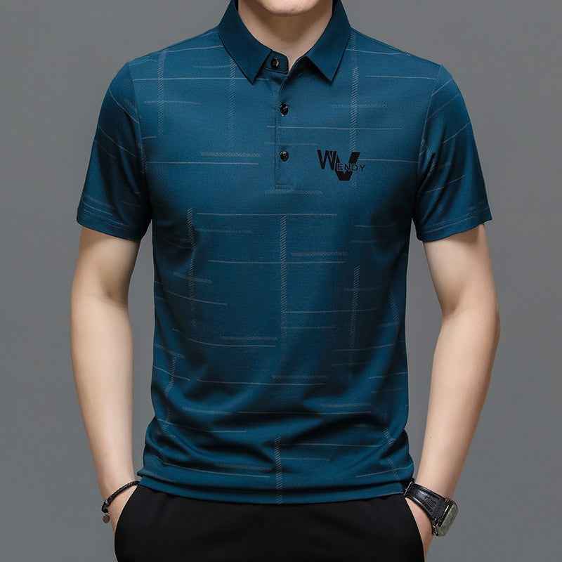 Mens Casual Short Sleeve Polo Shirt