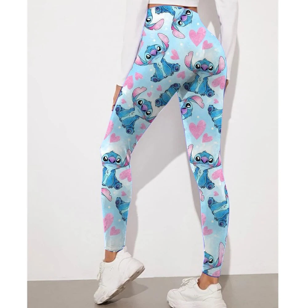 Christmas Stitch printed fitness leggings women's gym running yoga pants sportswear push ups jogging leggings - Colouronova