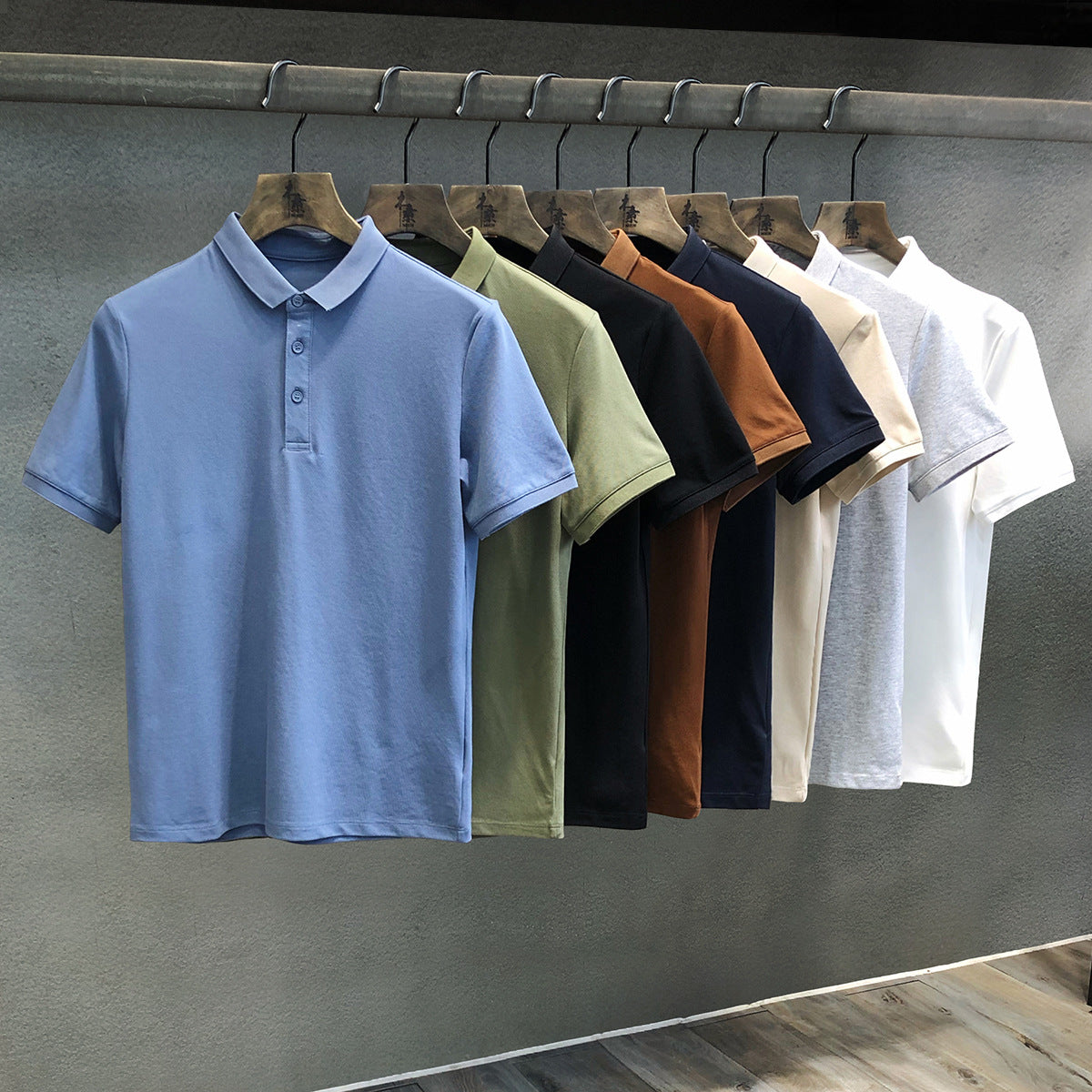 Basic men's polo shirt Colouronova