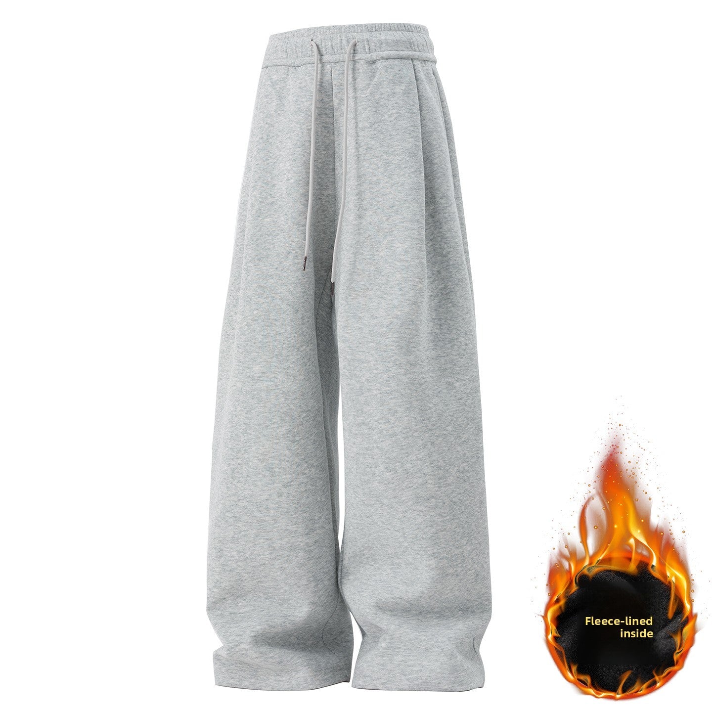 Men's Pleated Casual Sweatpants Loose Fit Colouronova