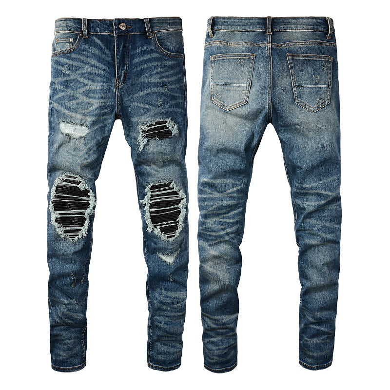 Mens Denim Trousers Colouronova