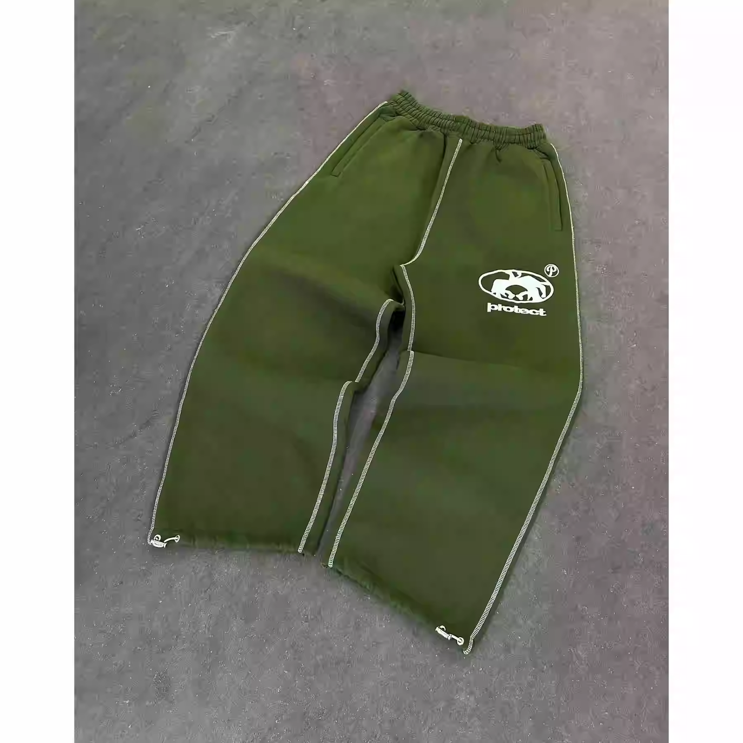 Letter Embroidered Sweatpants Colouronova