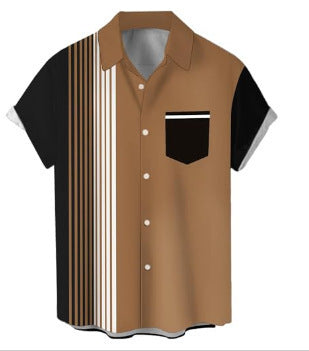 Mens Printed Shirt Colouronova