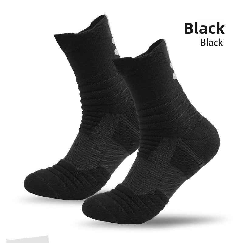 Breathable Mid-Tube Sports Socks for Men