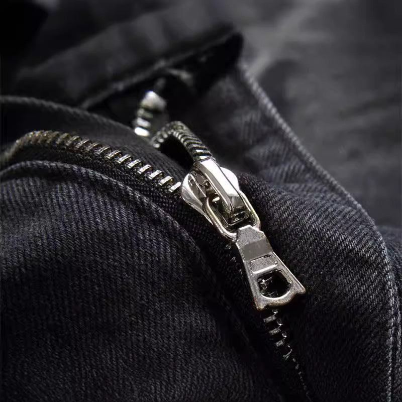 Black Stretch Skinny Men's Jeans Colouronova