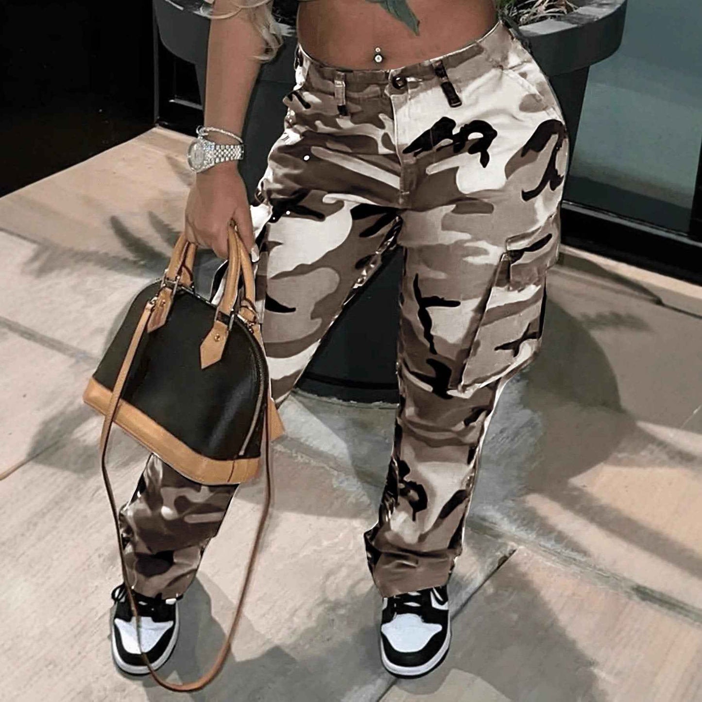 Women's Camouflage Cargo Pants