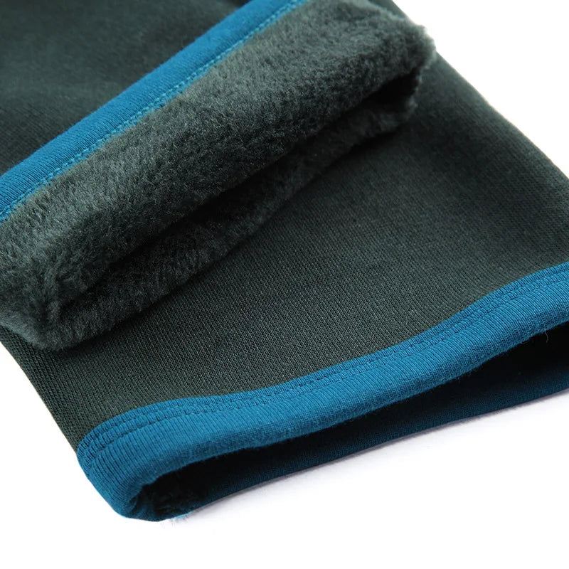 Mens Thermal Underwear Thickened Cotton Pants Youth Autumn Winter Elastic Slim-Fitting Leggings Thick Thermo Long Johns - Colouronova