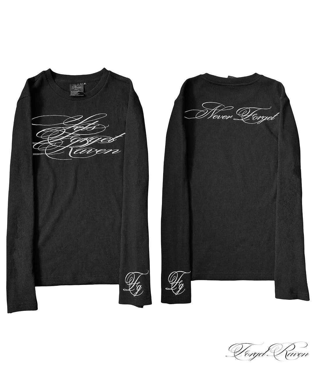 American Long-sleeved T-shirt Diablo Vintage Print
