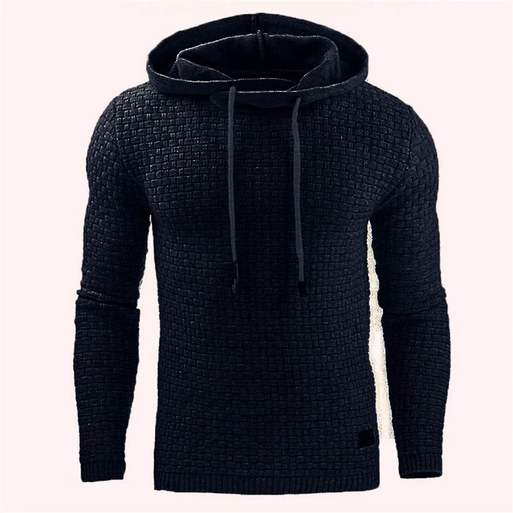 New Knit Sweater Men Autumn Winter Fashion Solid Mens Sweaters Thick Warm Men's Jumper Sweater Male Pullovers Outwear Male Coats - Colouronova