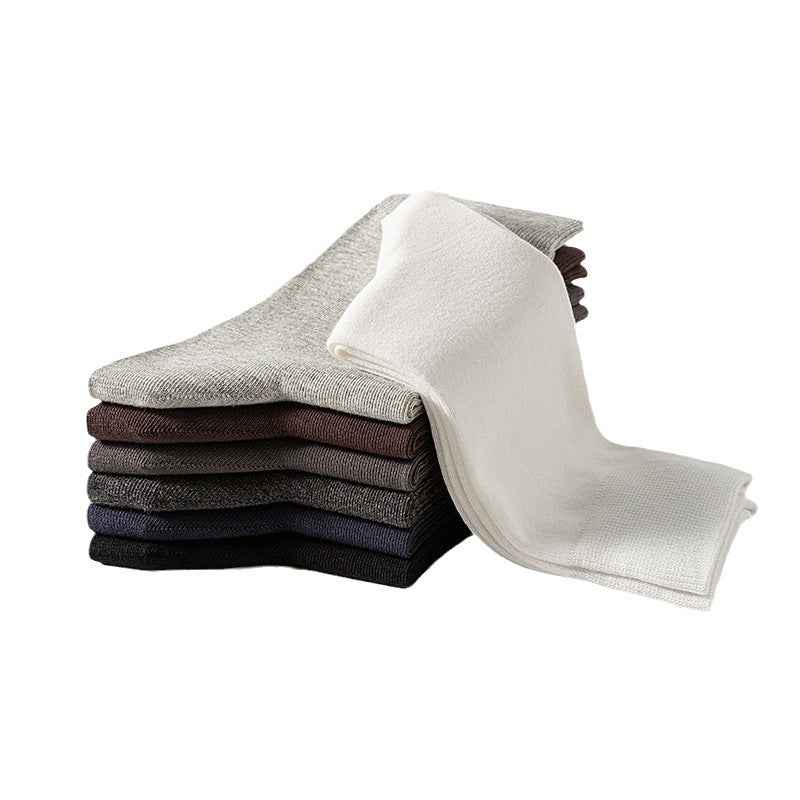 Socks - Men's Pure Color Mid-Calf