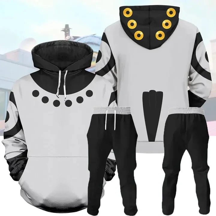 Hot KPop Demon Hunters Cosplay Hoodies Set 3D Print Men Women Anime Sweatshirt Jogger Suit Autumn/Winter jogging 2Pcs Sets Colouronova