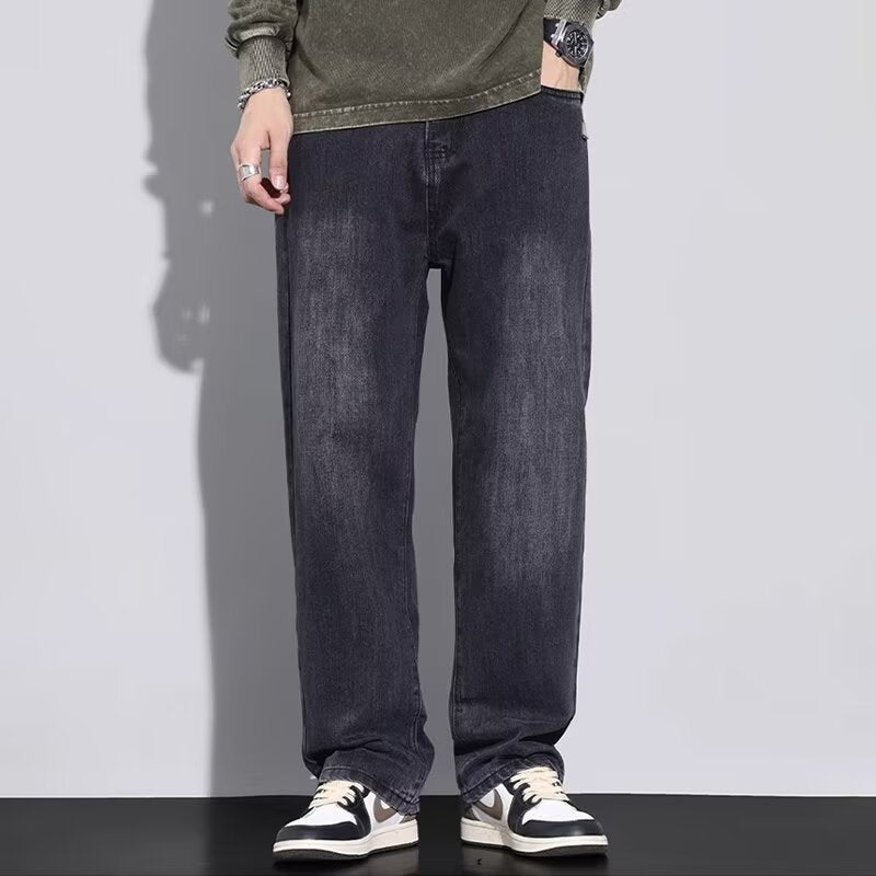 Mens Retro Straight Leg Jeans Colouronova