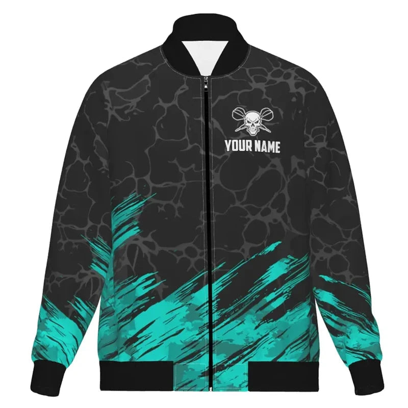 Fashion Darts Graphic Jacket Custom Name Team Name Personalization 3D Printed Coat Trend Casual Oversized Sweatshirt Jackets Colouronova