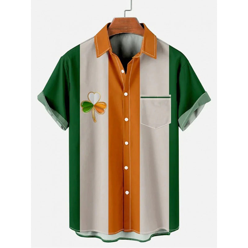 Mens Printed Shirt Colouronova