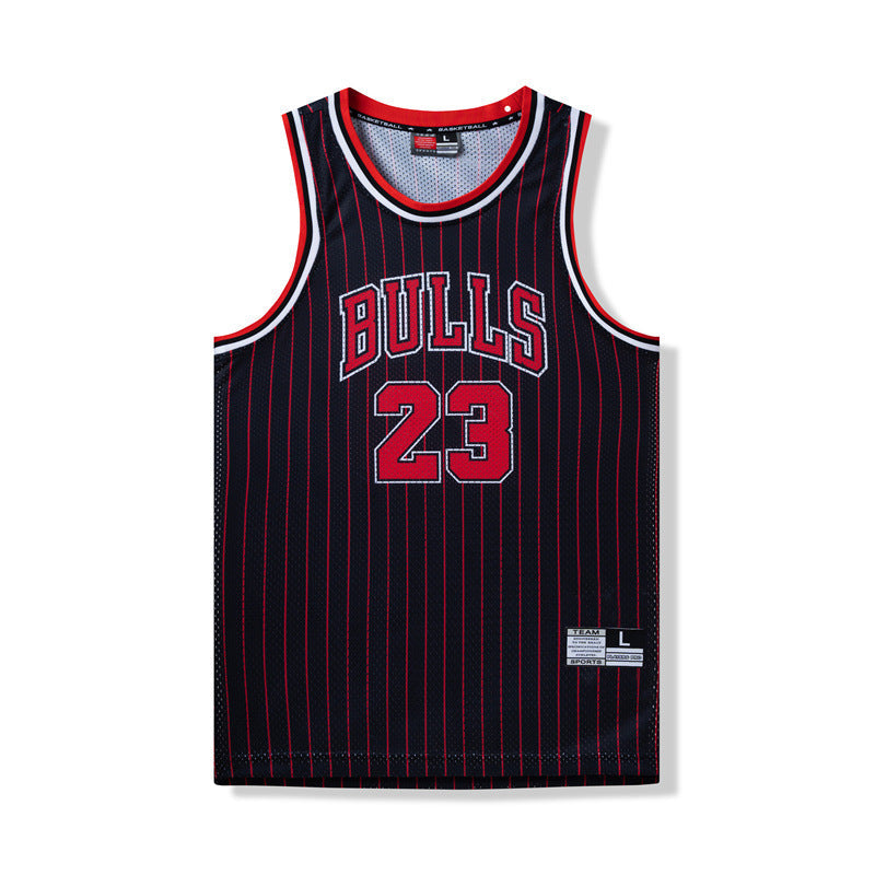 American Retro Mesh Jersey Iverson Maddie Kobe Curry Butler James Digital Print Basketball Vest Colouronova