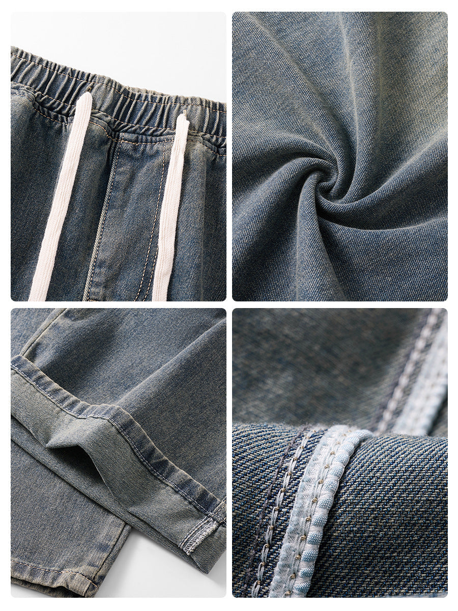 Men's Washed Jeans Colouronova