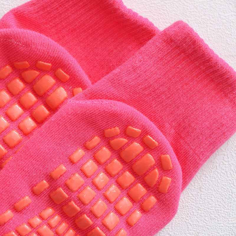 Medium Tube Cotton Anti-Slip Sports Socks