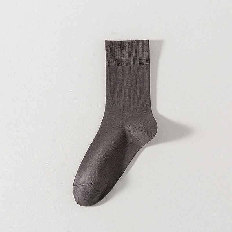 Socks - Men's Pure Color Mid-Calf