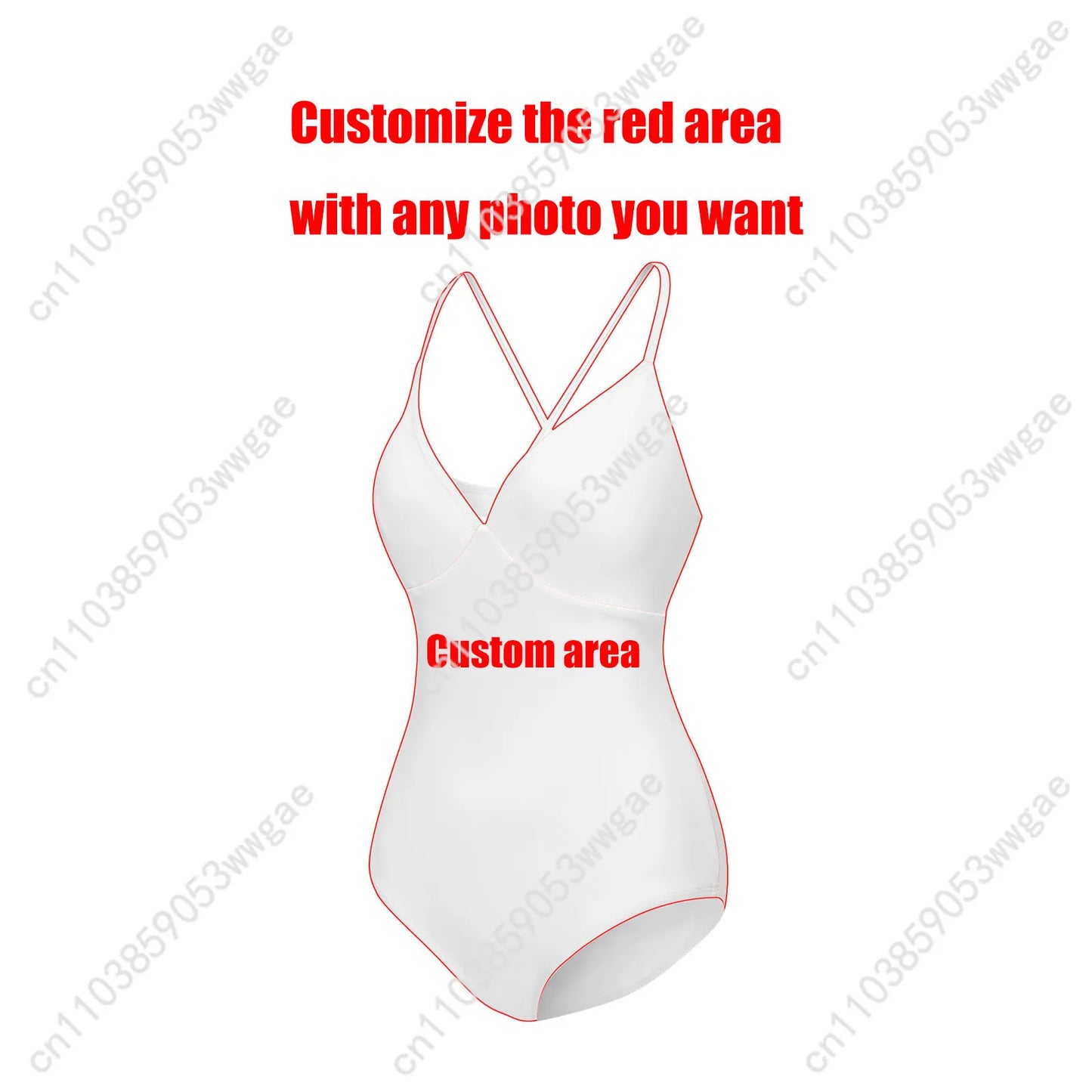 Wuthering Waves V-neck Halter Back Swimsuits Womens Bathing Suits Personalized Bikini Beach Sexy Swimwear Customized Beachwear - Colouronova