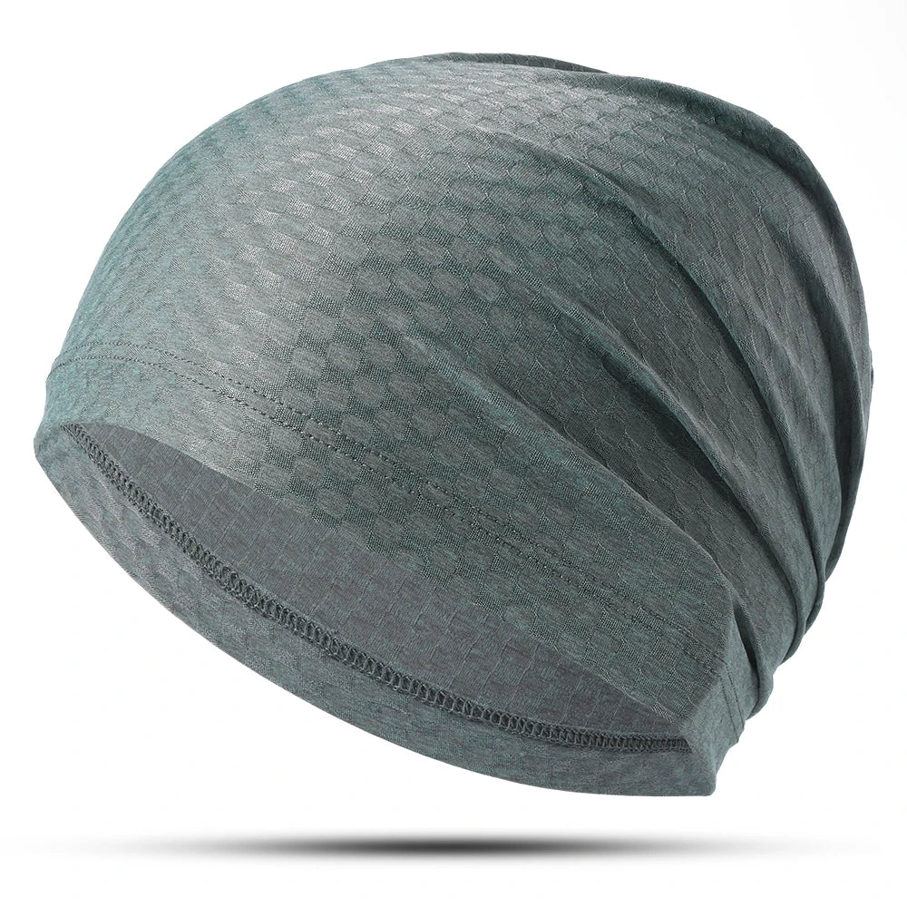 Breathable Bandana Summer Quick-drying Beanies Hats Soft Headwear Sun Protection Caps for Sports Outdoor Running Cycling Hiking - Colouronova