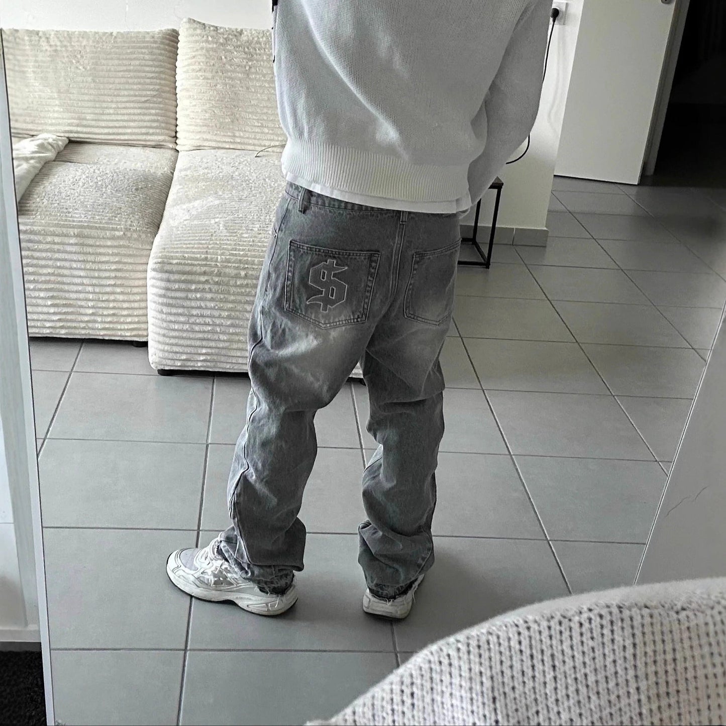 High Street washed jeans Colouronova