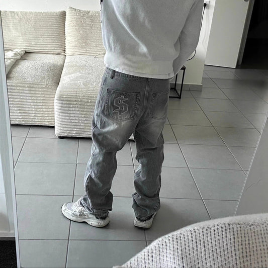 High Street washed jeans Colouronova