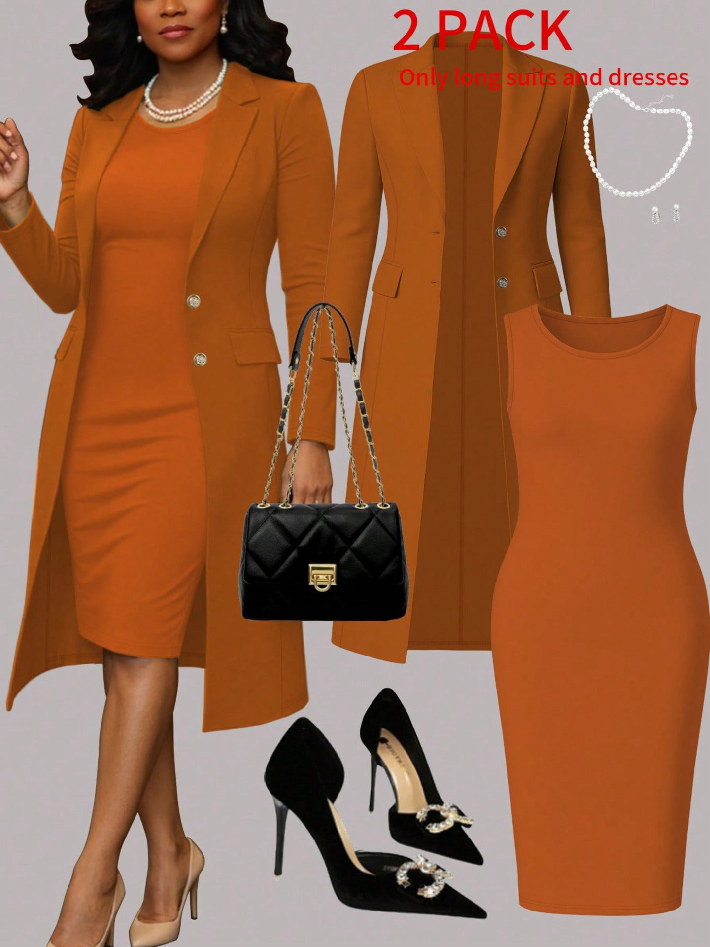 Dress Two-Piece Set Colouronova