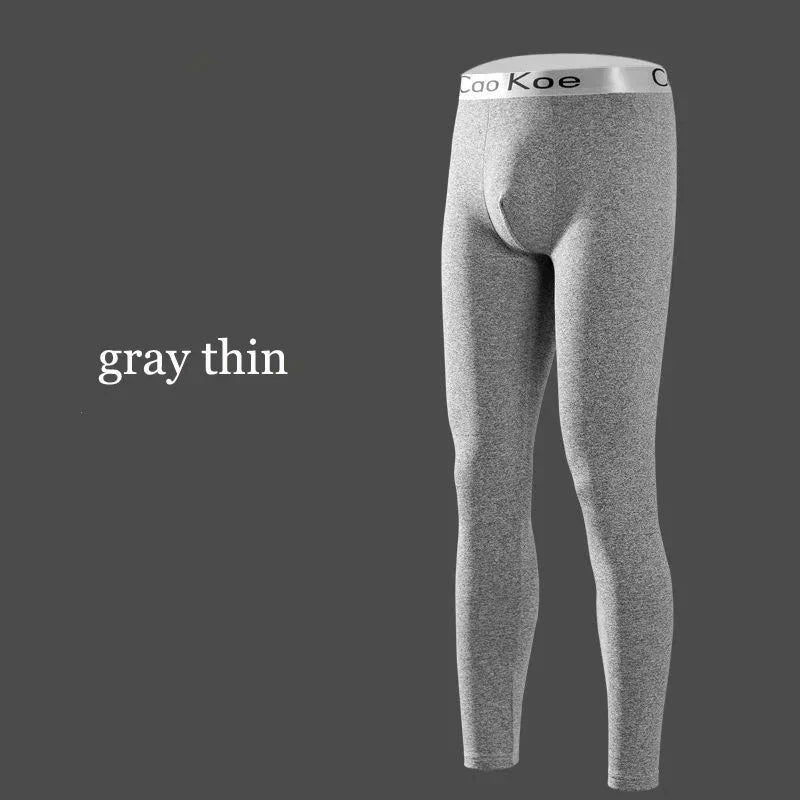 Men Long Johns Thermal Skin-Friendly Underwear Winter Warm Long Pants Male Soft Elastic Leggings Comfortable Tights Colouronova
