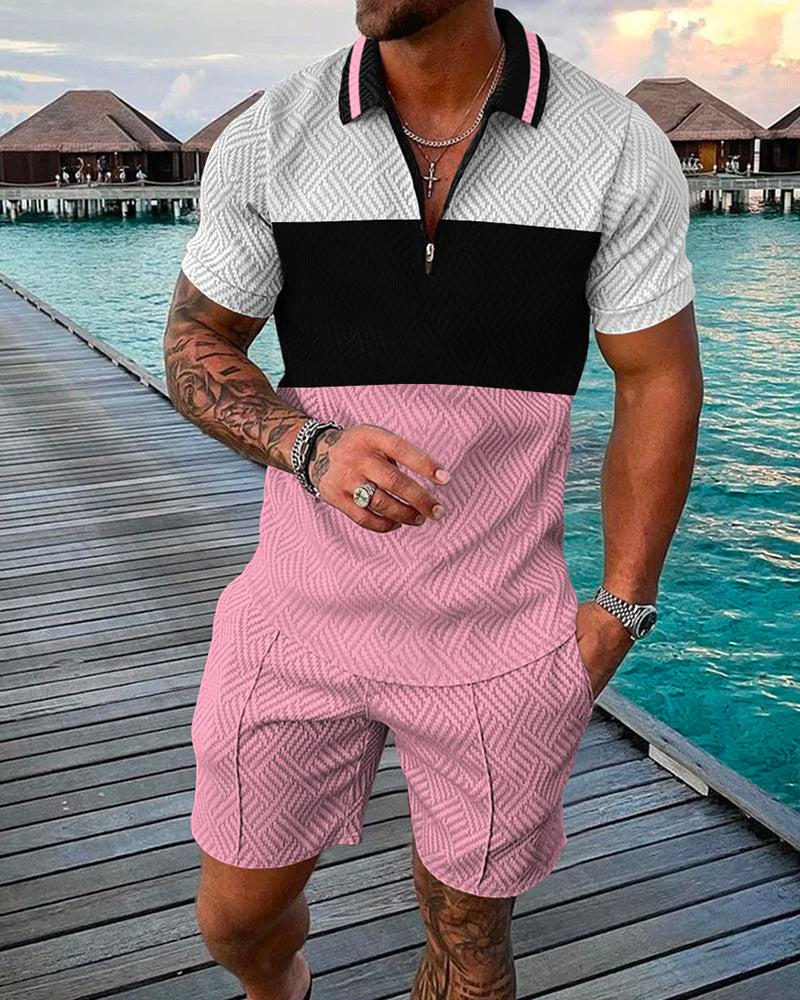 Summer new men's suit Colouronova