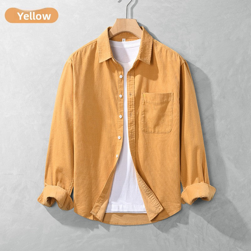 Men's Cotton Corduroy Shirt Jacket Colouronova