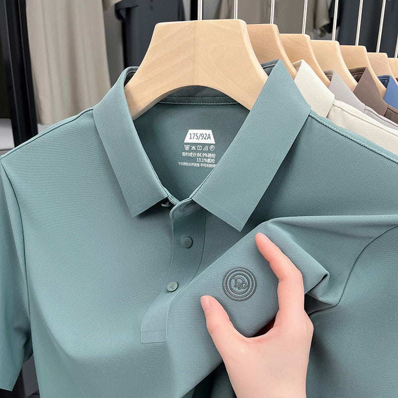 Men's Casual Short Sleeve Polo Shirt Colouronova