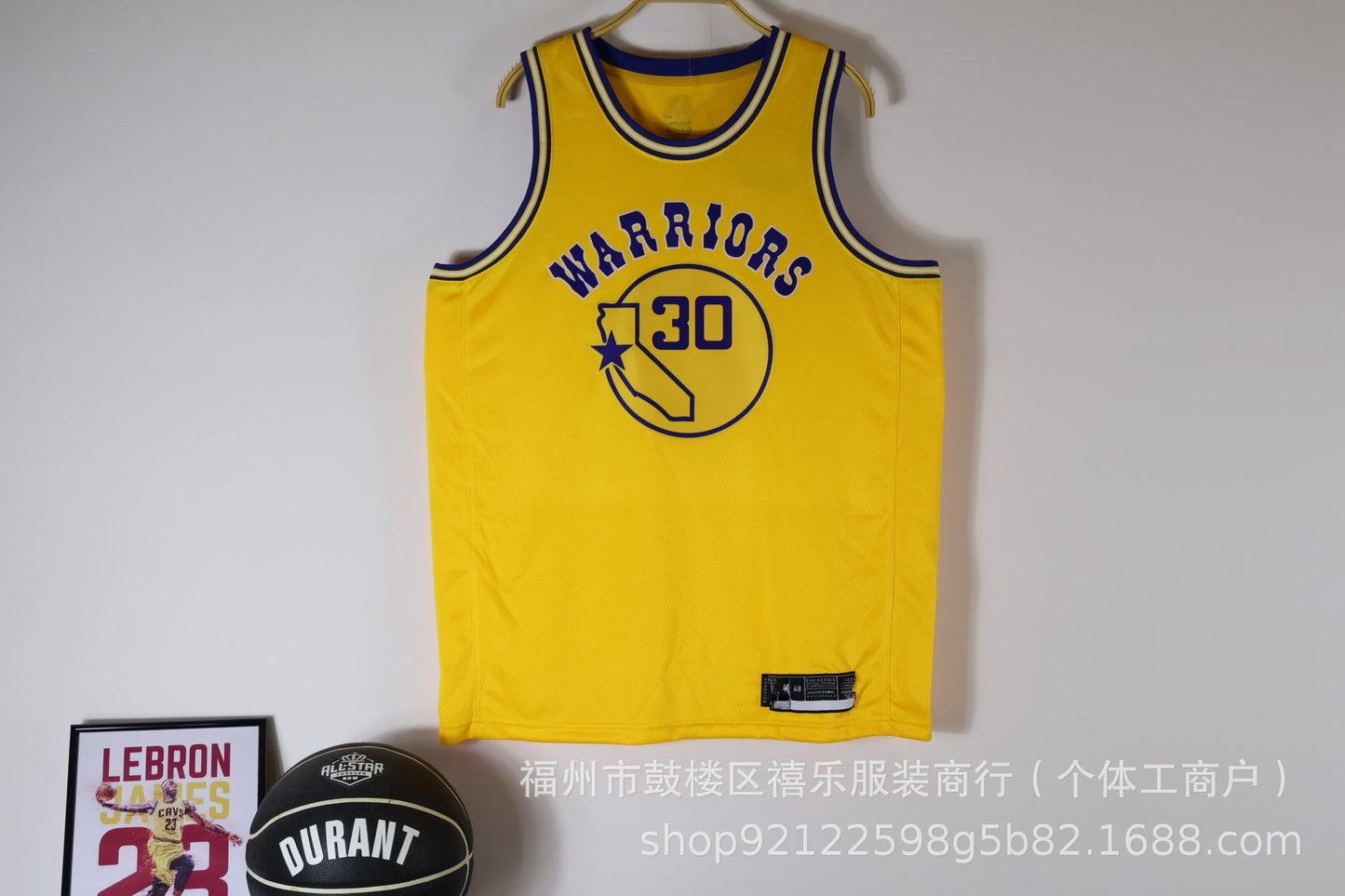 Retro Basketball Jersey Warriors Edition Colouronova