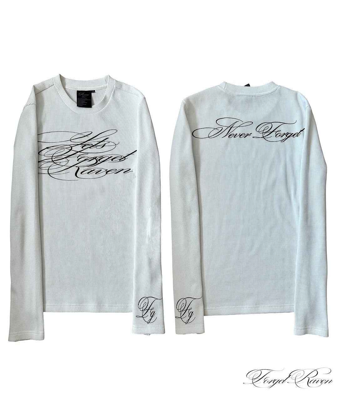 American Long-sleeved T-shirt Diablo Vintage Print