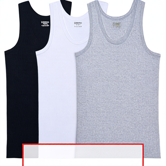Pure cotton men's vest Colouronova