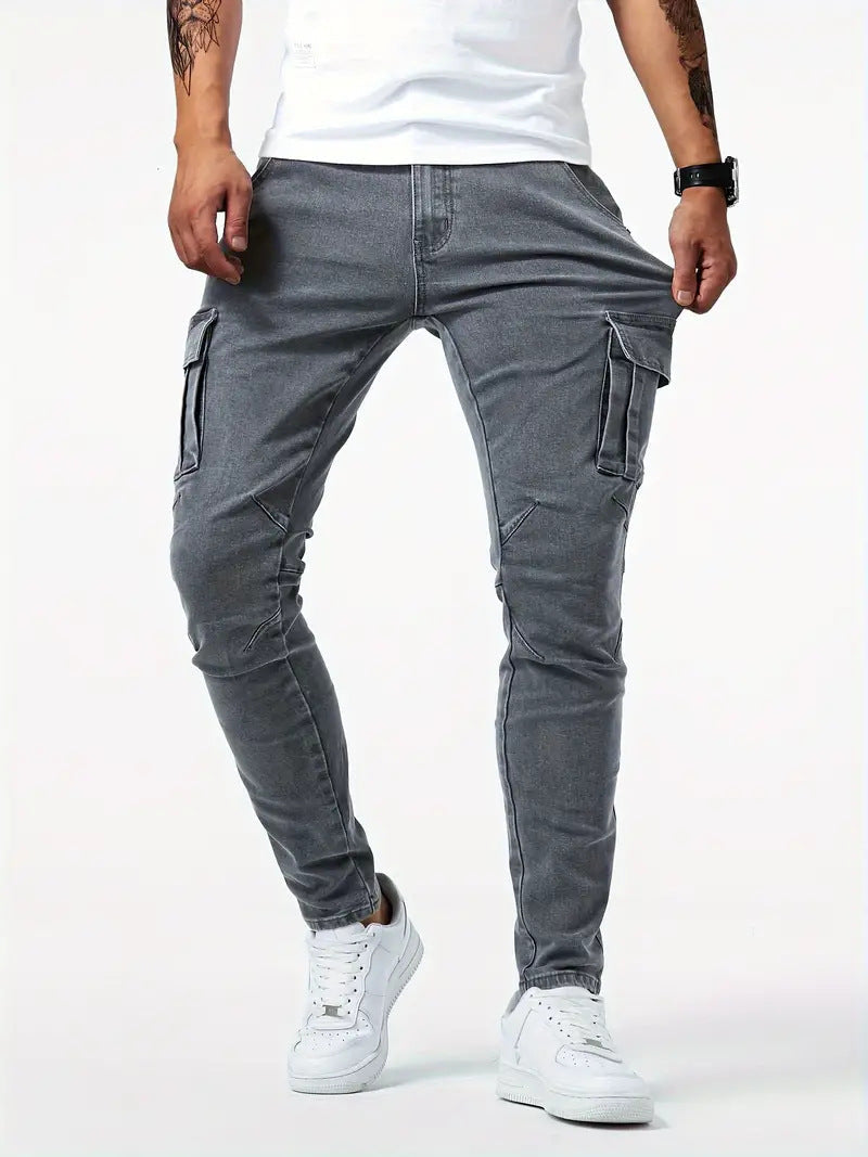 Men's Cotton Cargo Casual Pants Colouronova