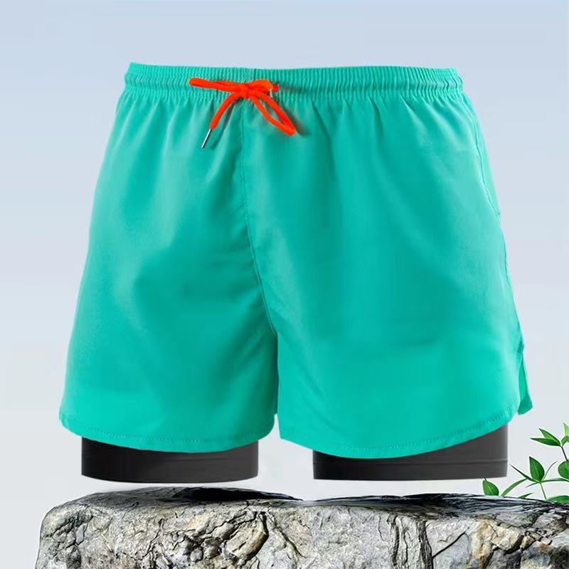 Men's swim trunks in solid color Colouronova