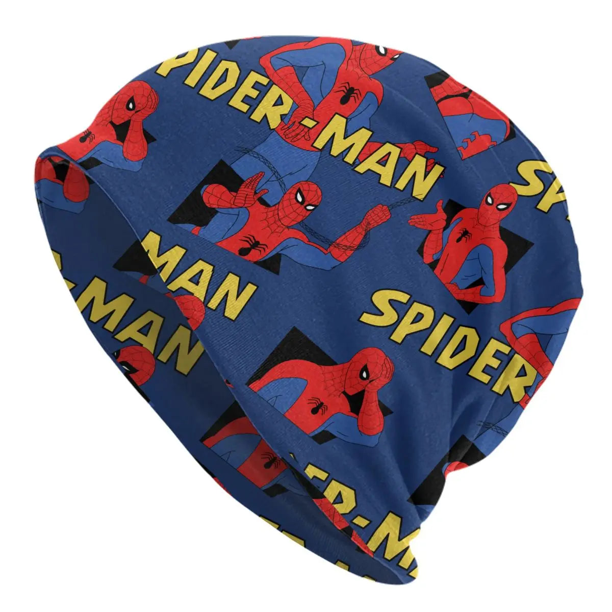 Spider-Man Spiderman Hero Skullies Beanies Hat Goth Unisex Outdoor Cap Warm Multifunction Bonnet - Colouronova