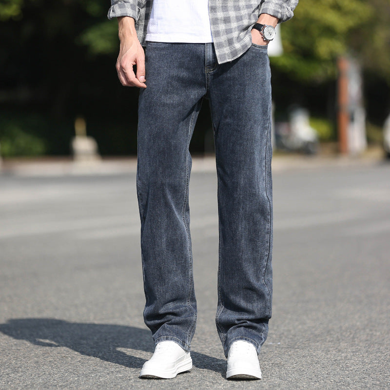 Loose straight men's jeans Colouronova