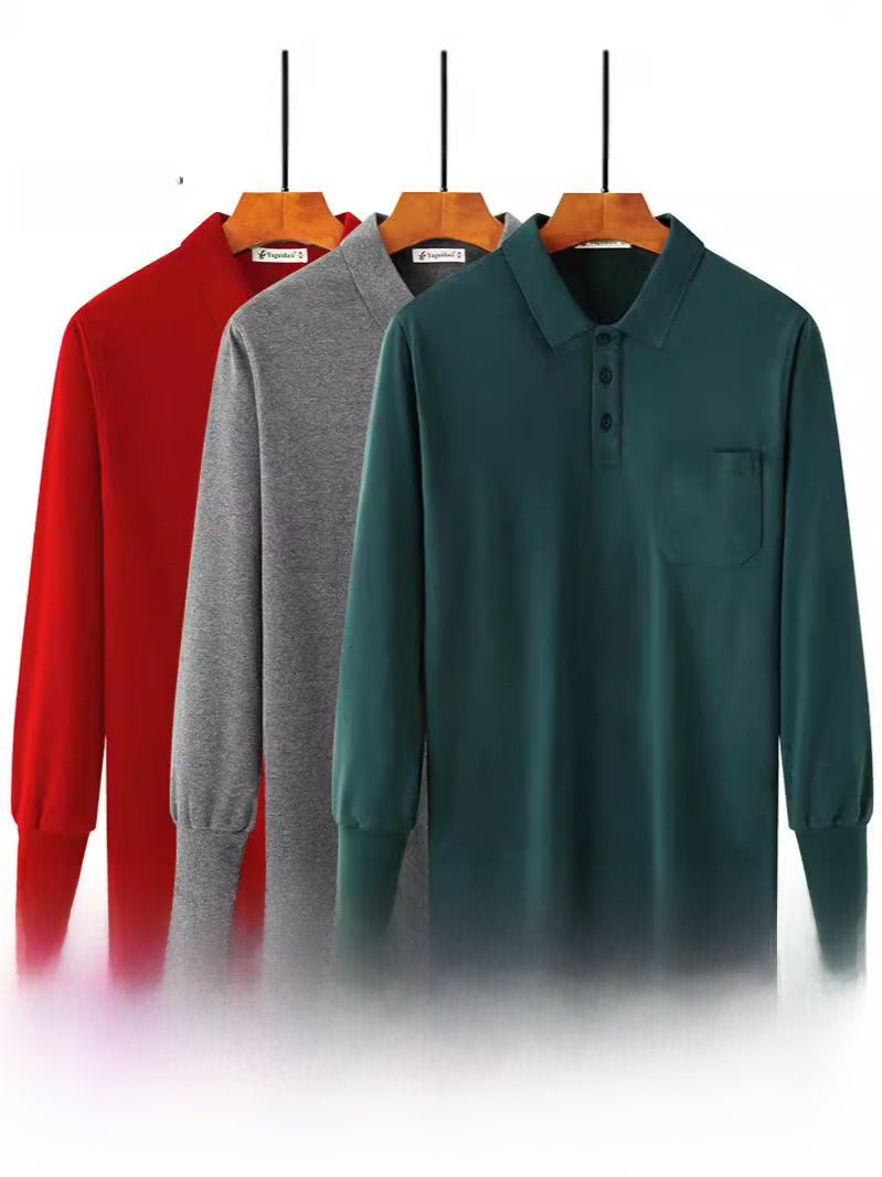 Pure cotton thick long-sleeved t-shirt Colouronova
