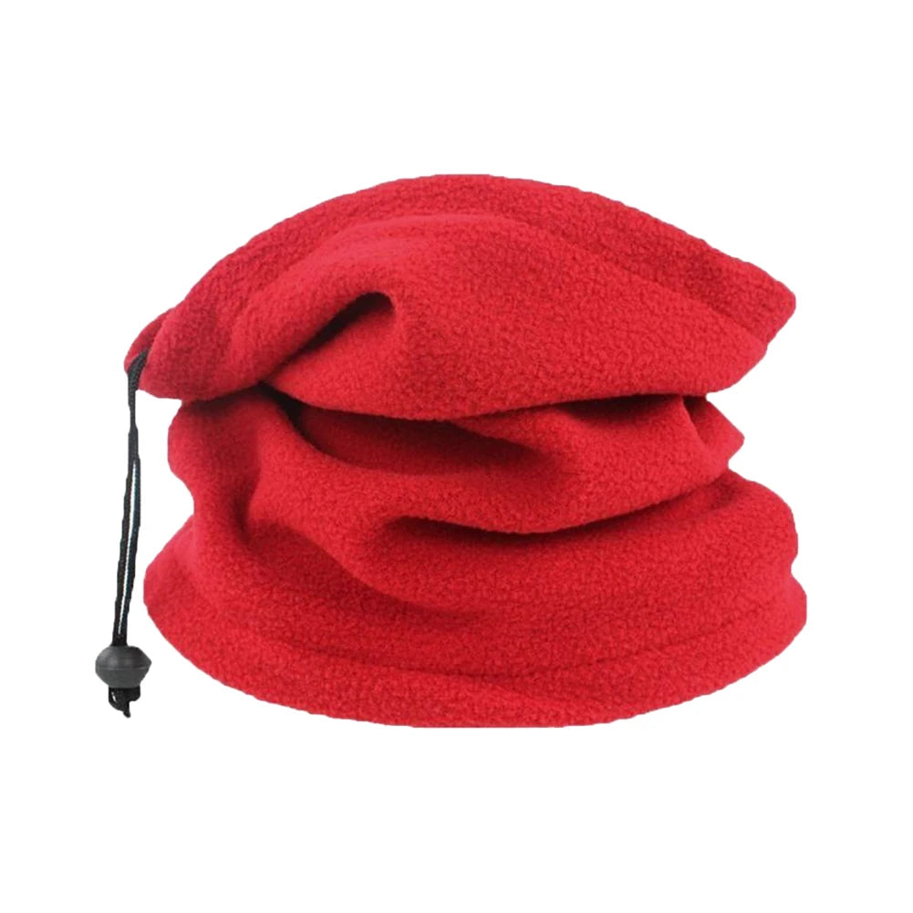 2 in 1 Winter Hat Face Mask Neck Gaiter Balaclava Scarf Hat Outdoor Cycling Balaclava Face Warmer Skullies Beanies Neckerchief - Colouronova